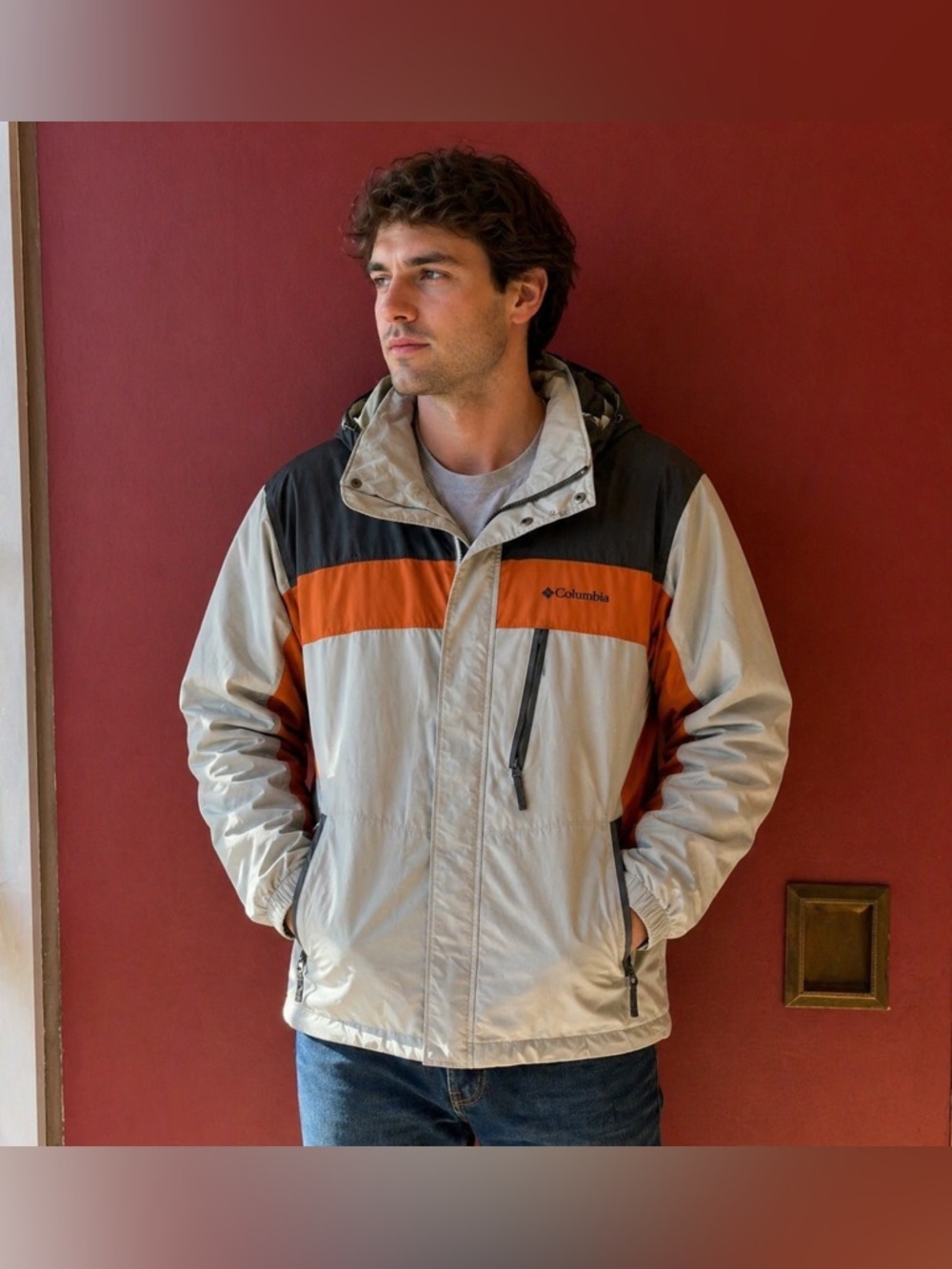 Columbia Fleece Lined Winter Coat Size XL